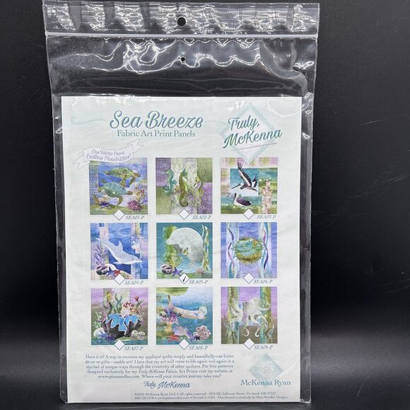 McKenna Ryan Sea Breeze “Tootsie & Rumples” Fabric Art Print Panel - Picture 2 of 4